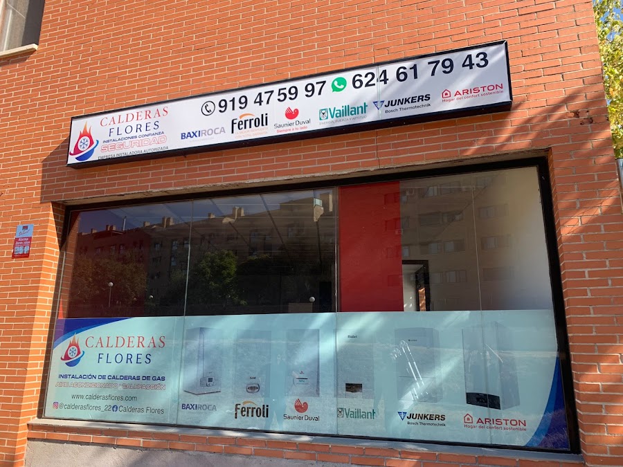Calderas Flores — Calderas en Valdemoro