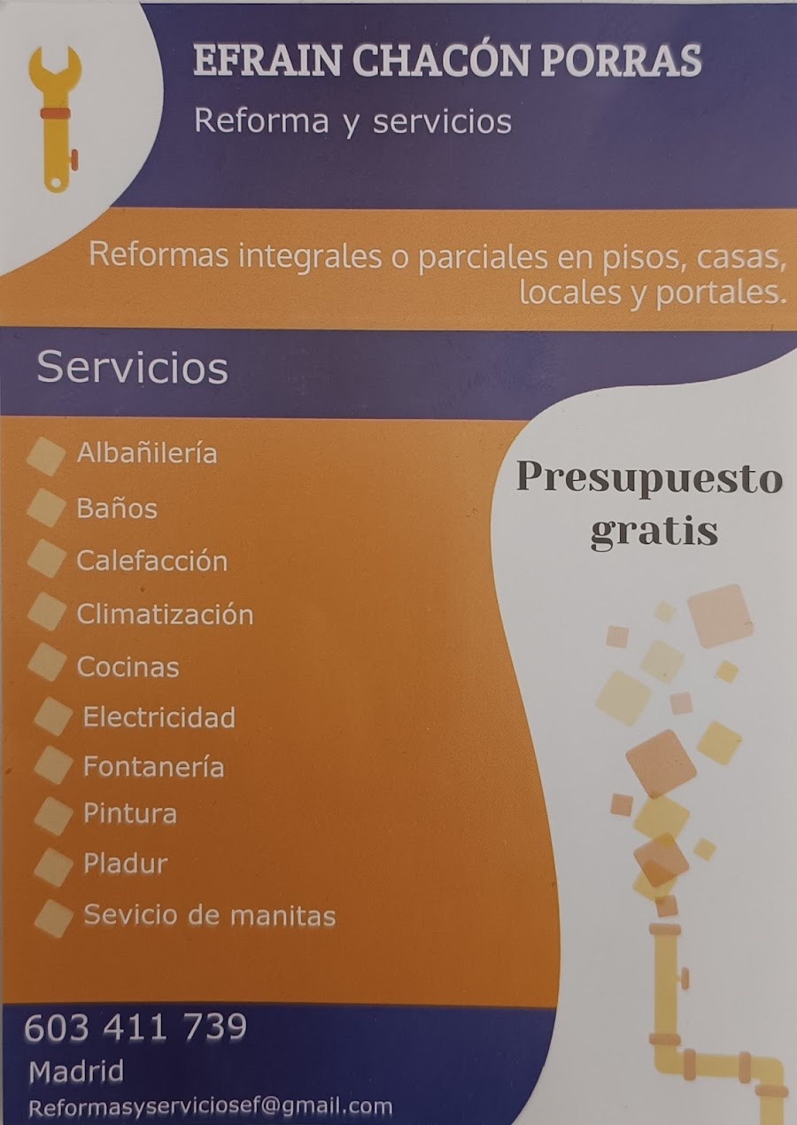 Reformas y servicios EF — Reformas en Villa de Vallecas