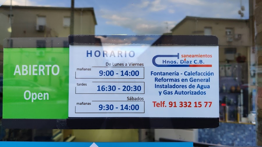 Saneamientos Hnos. Diaz Fontaneria — Fontaneros en Villa de Vallecas